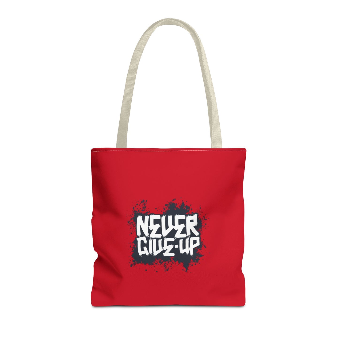 Never Give Up Tote Bag (AOP)