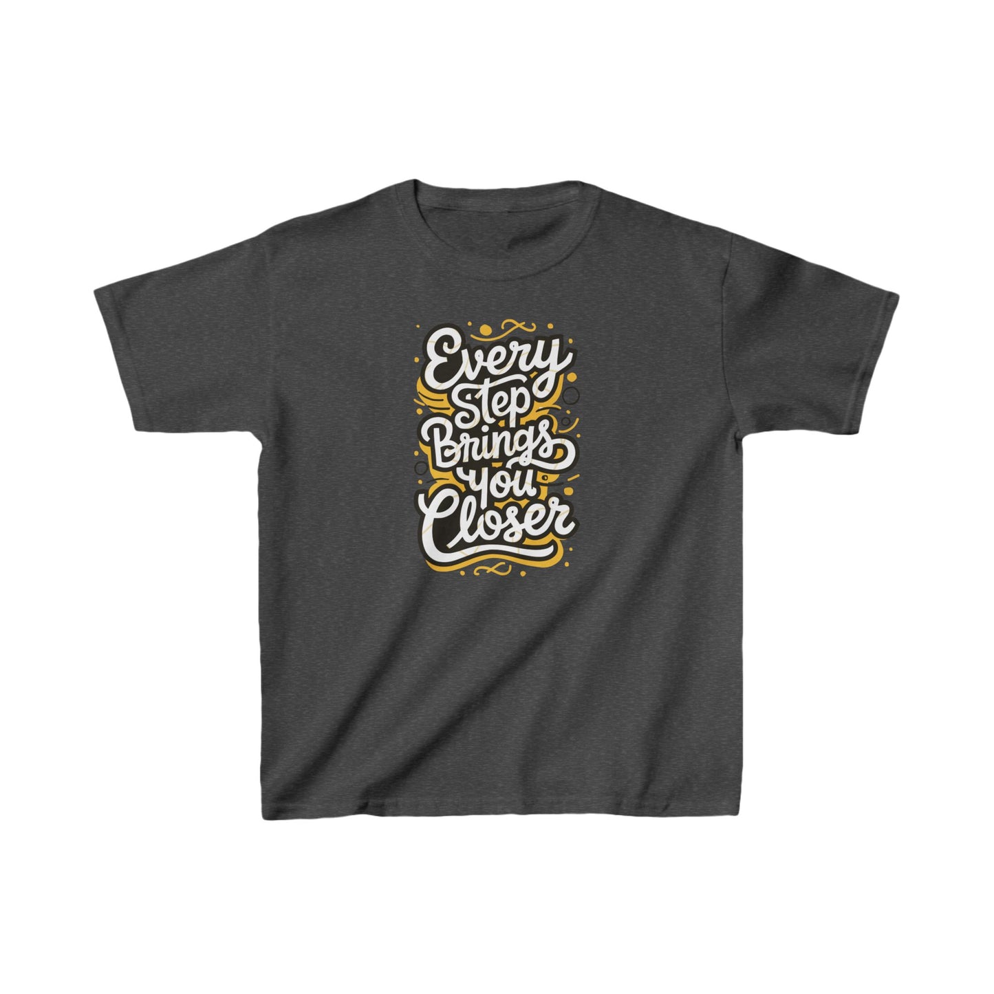 Every Step Brings You Closer Kids Heavy Cotton™ Tee