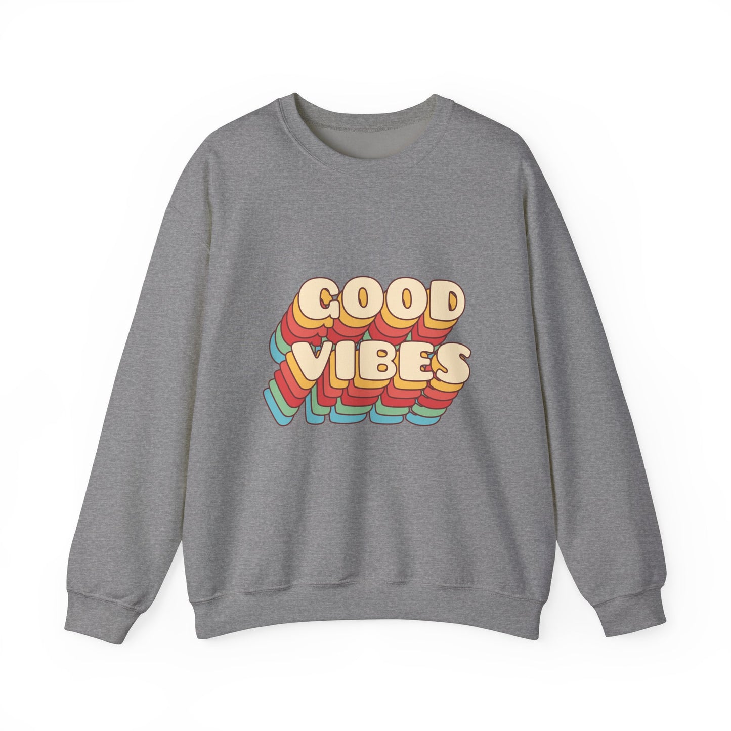 Good Vibes Unisex Heavy Blend™ Crewneck Sweatshirt