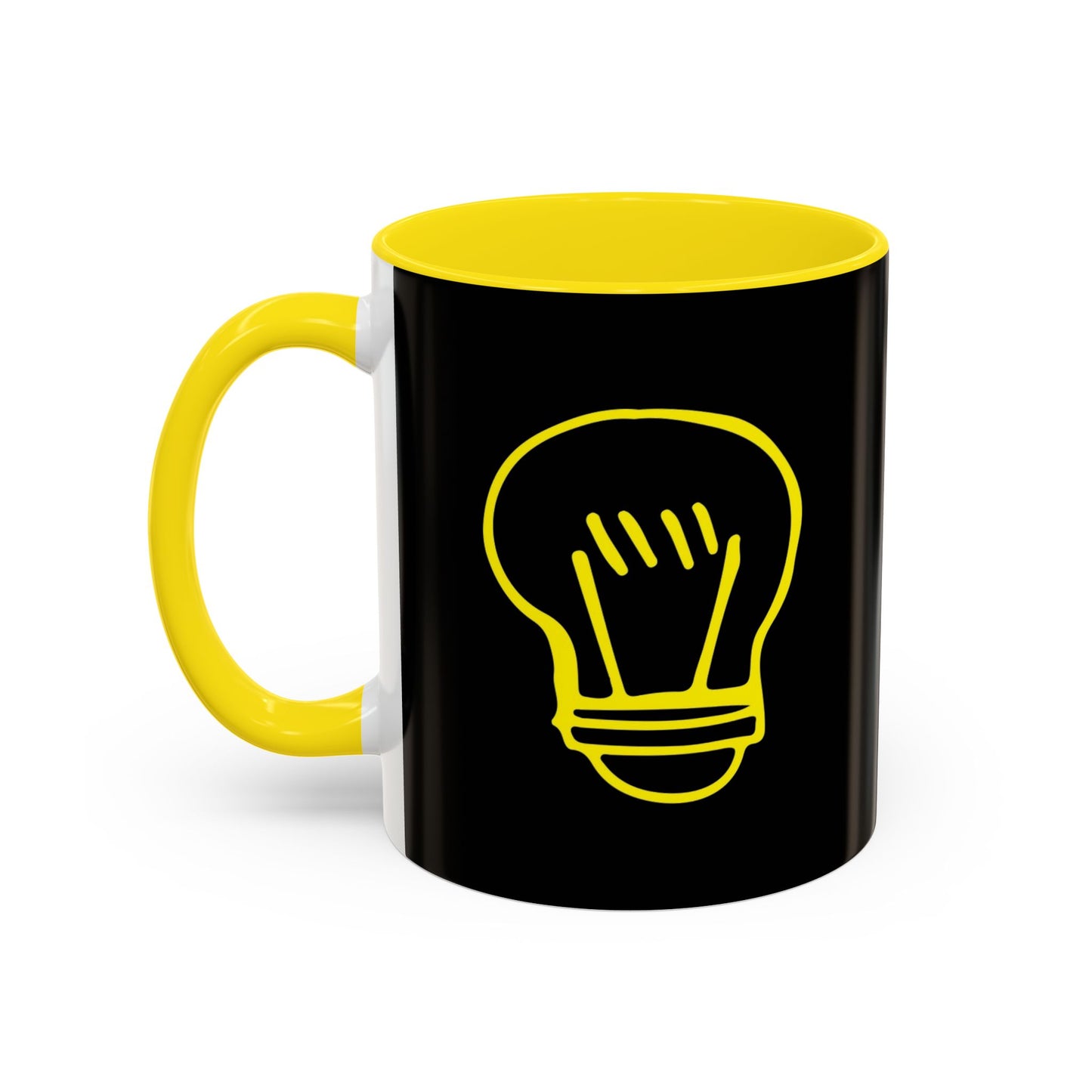 Drawing Light Bulb Accent Coffee Mug (11, 15oz)