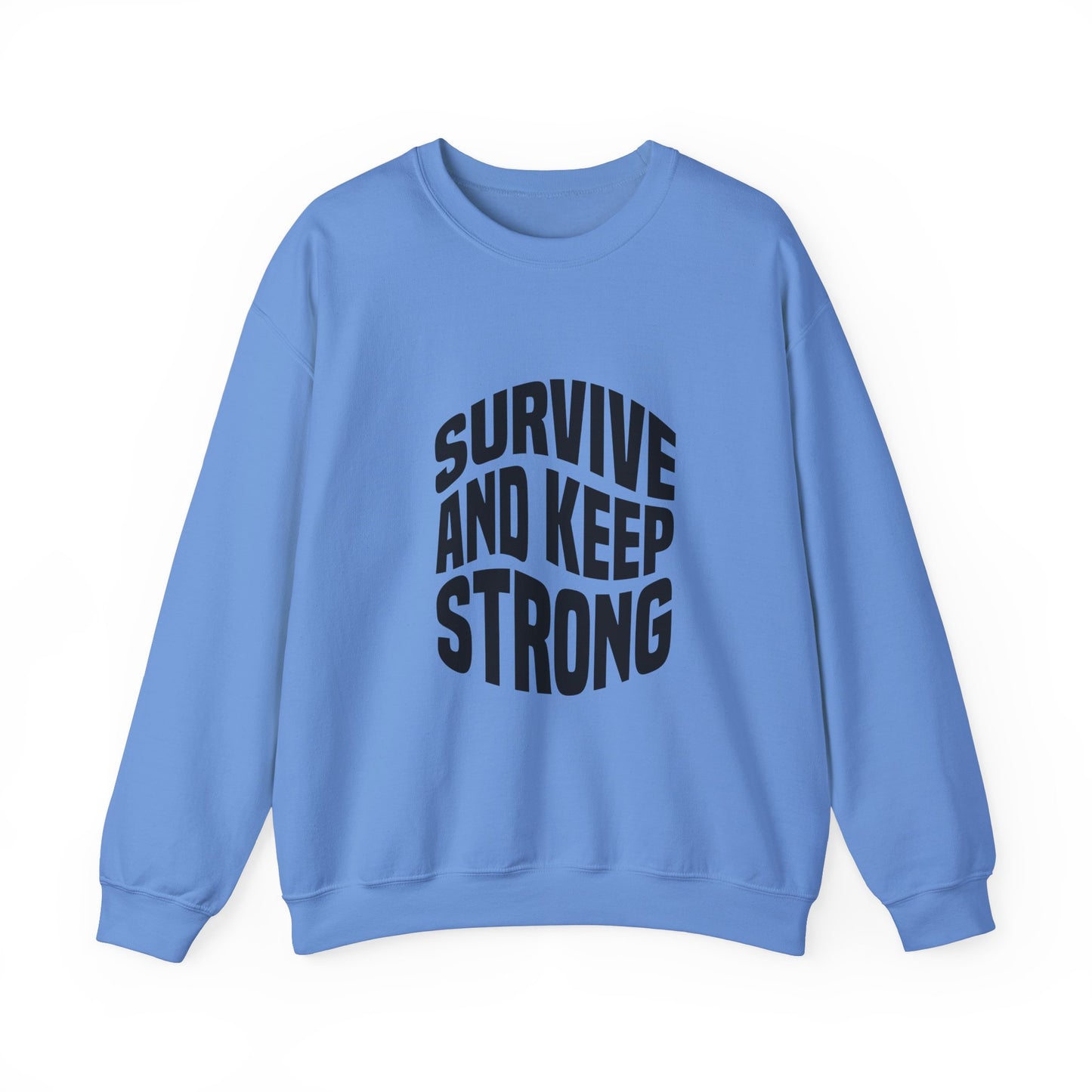 Survive And Keep Strong Unisex Heavy Blend™ Crewneck Sweatshirt