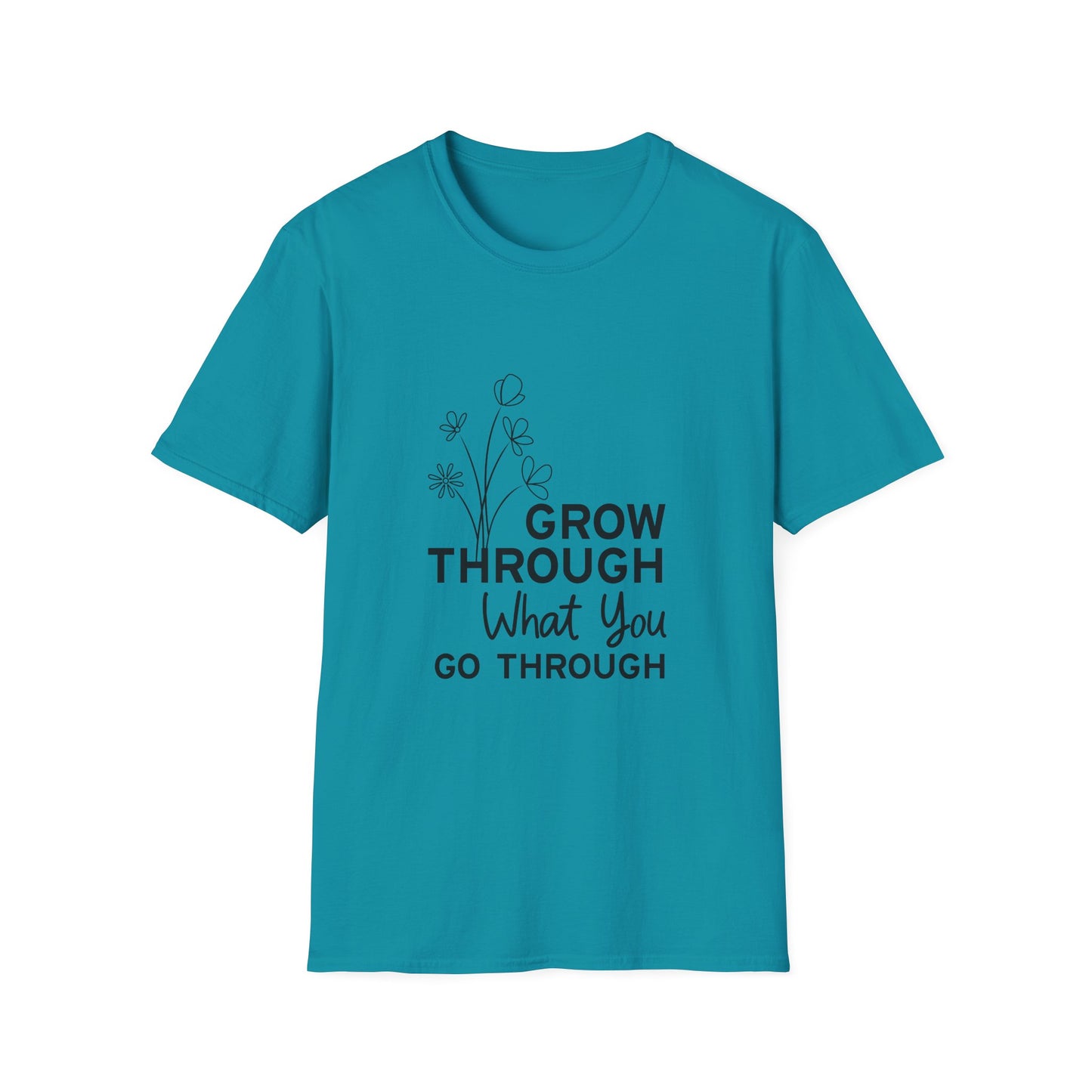 Grow Through  Unisex Softstyle T-Shirt