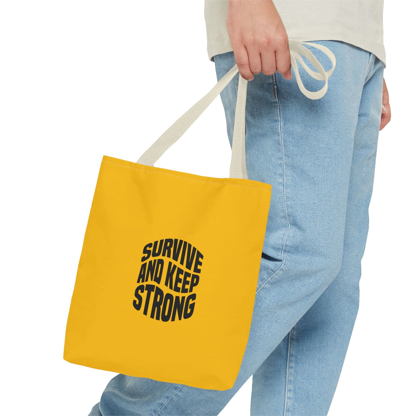 Survive And Keep Strong Tote Bag (AOP)