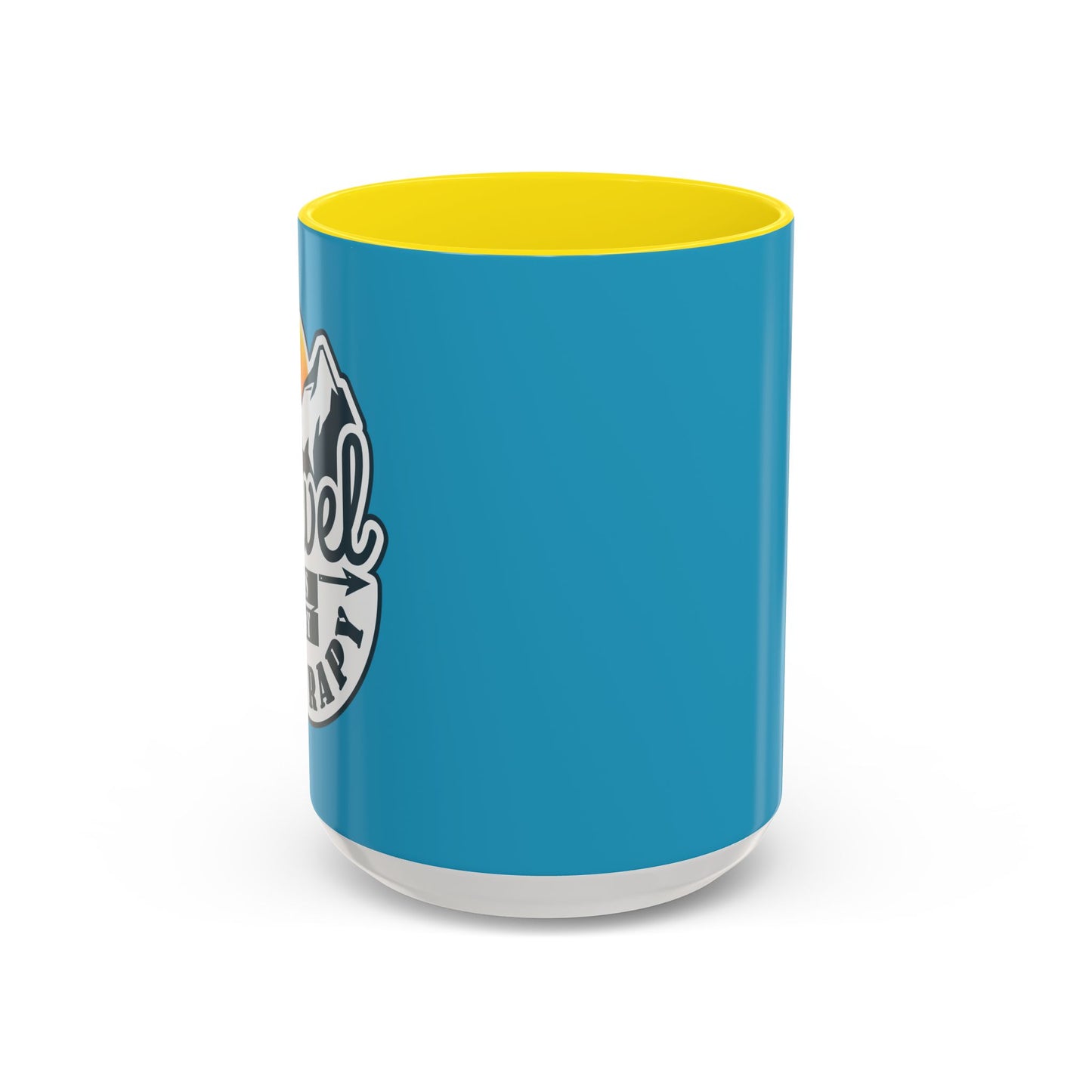 Travel Is My Therapy Accent Coffee Mug (11, 15oz)