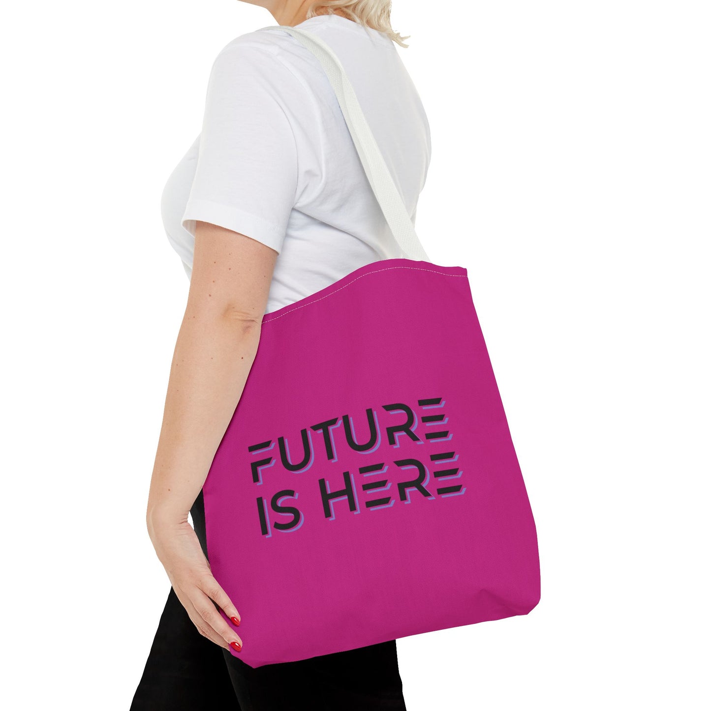 Future Is Here Tote Bag (AOP)