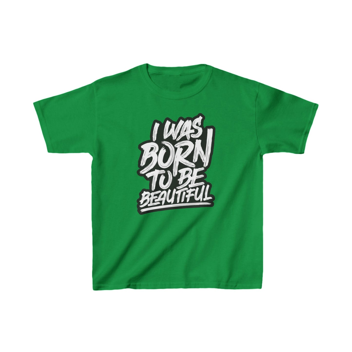I Was Born To Be Beautiful Kids Heavy Cotton™ Tee