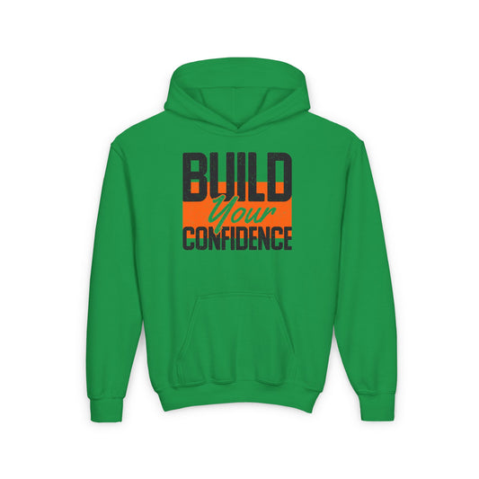 Build Your Confidence Youth Heavy Blend Hooded Sweatshirt