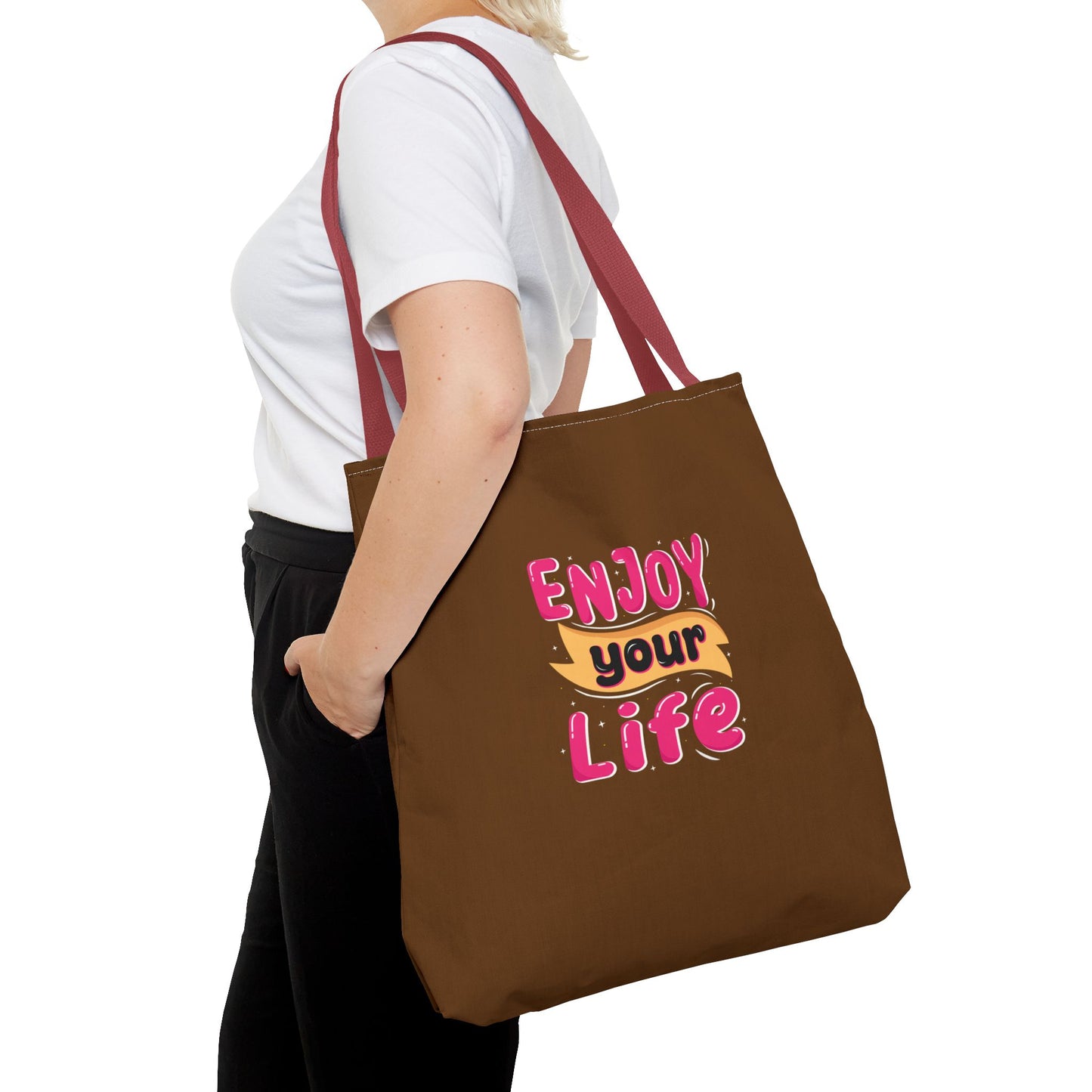 Enjoy Your Life Tote Bag (AOP)
