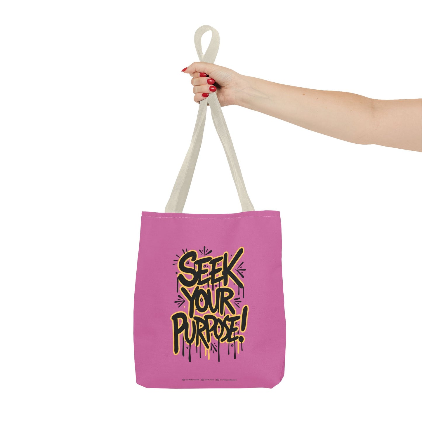 Seek Your Purpose! Tote Bag (AOP)