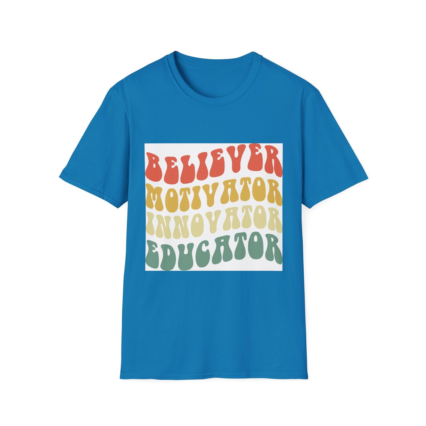 Believer Motivator Innovator Educator  Unisex Softstyle T-Shirt