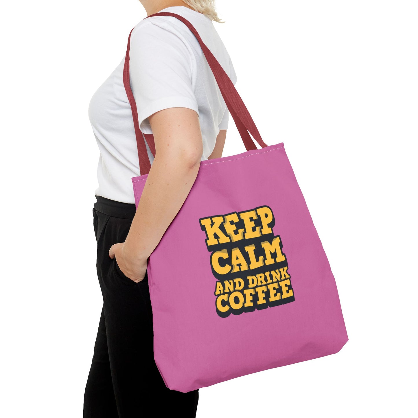 Keep Calm And Drink Coffee Tote Bag (AOP)