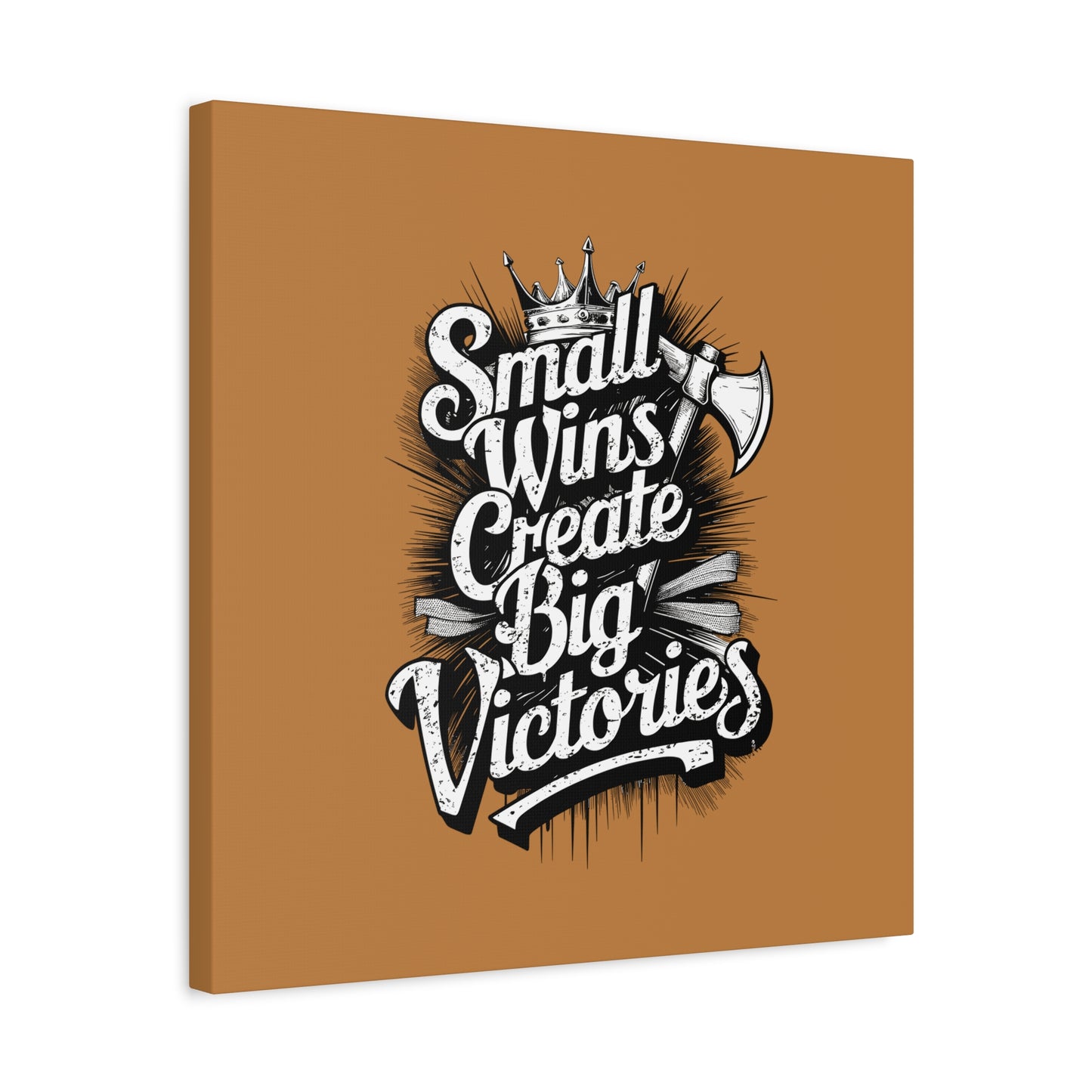 Small Wings Create Big Victories Matte Canvas, Stretched, 1.25"