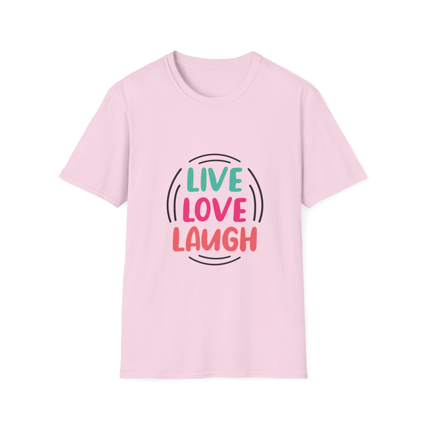 Live Love Laugh Unisex Softstyle T-Shirt