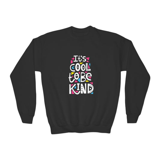It's Cool To Be Kind Youth Crewneck Sweatshirt