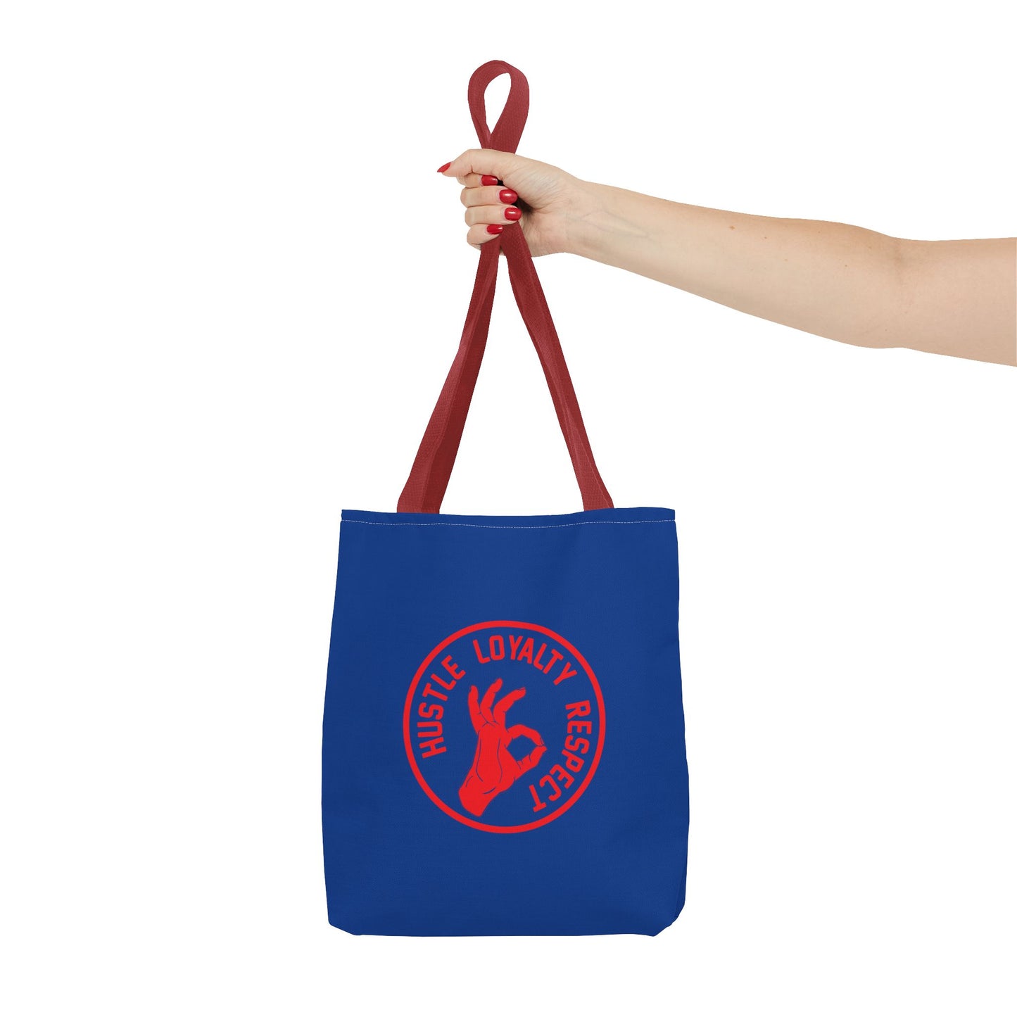 Hustle Loyalty Respect Tote Bag (AOP)