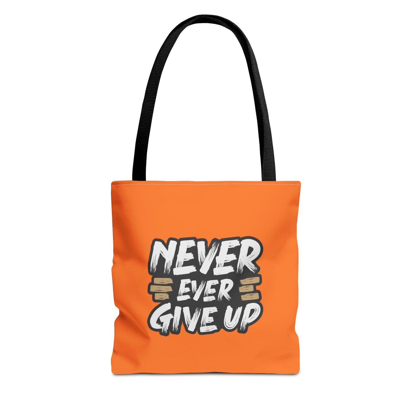Never Give Up Tote Bag (AOP)