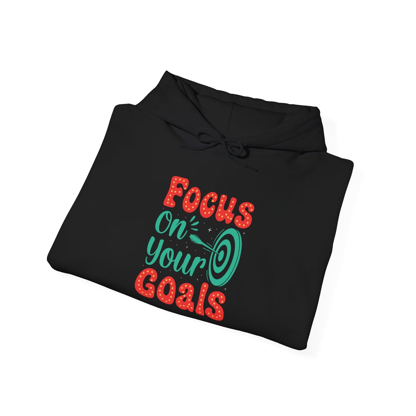 Focus On Your Goals Unisex Heavy Blend™ Hooded Sweatshirt