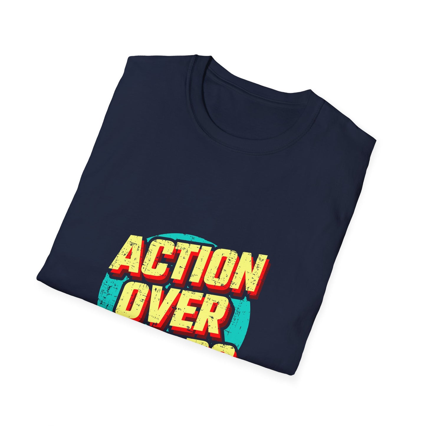 Action Over Words Unisex Softstyle T-Shirt