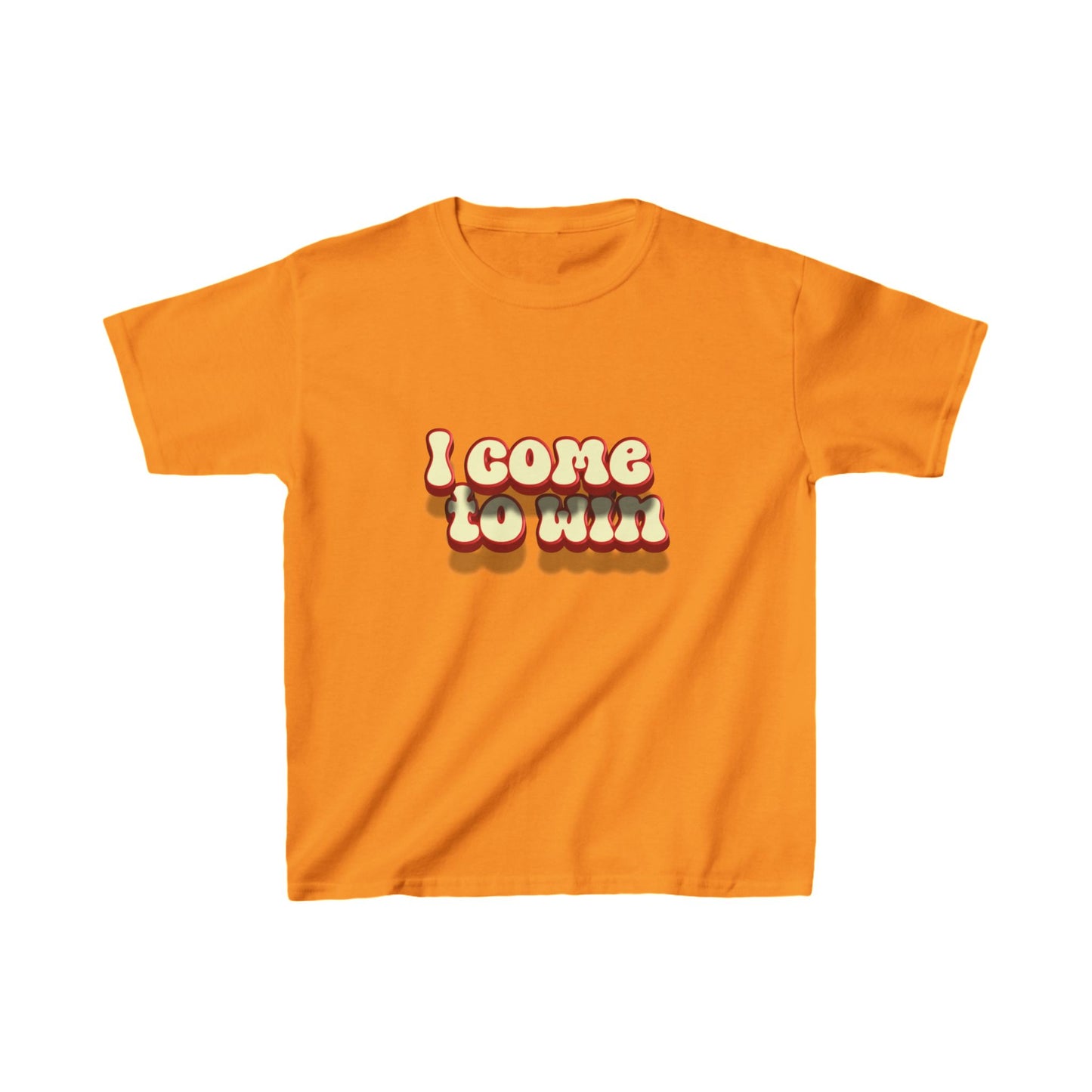 I Come To Win Kids Heavy Cotton™ Tee