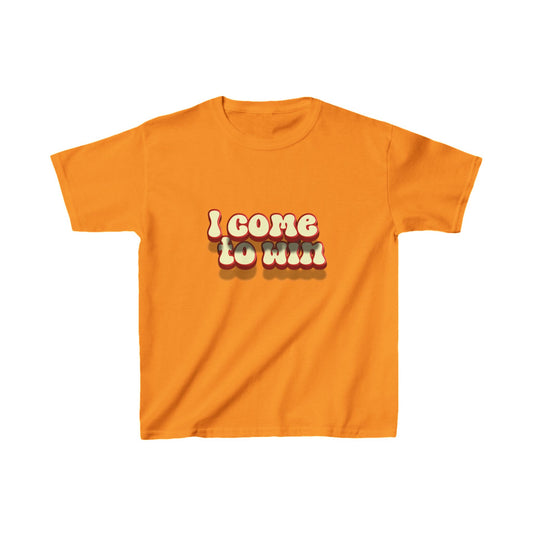 I Come To Win Kids Heavy Cotton™ Tee