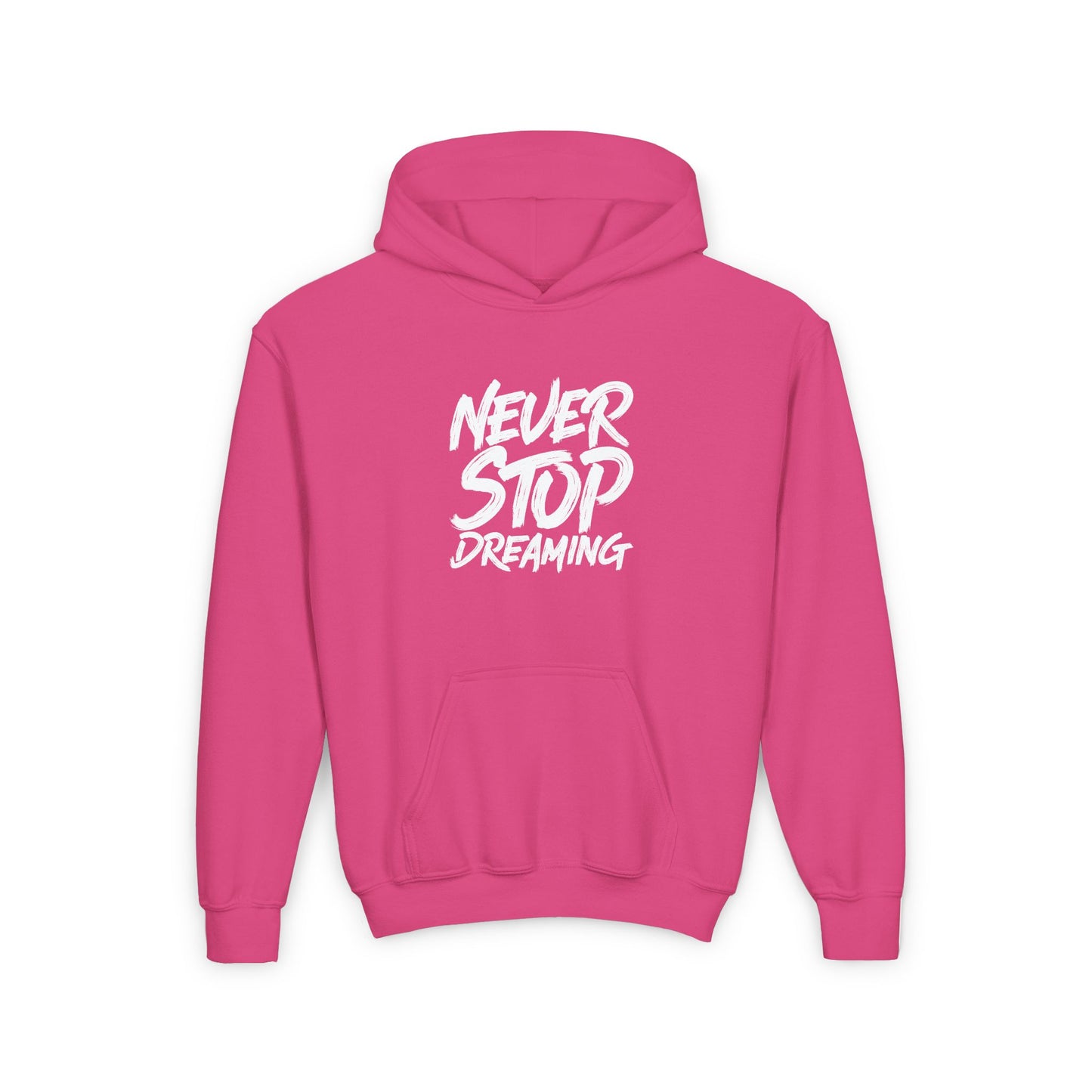 Never Stop Dreaming Youth Heavy Blend Hooded Sweatshirt