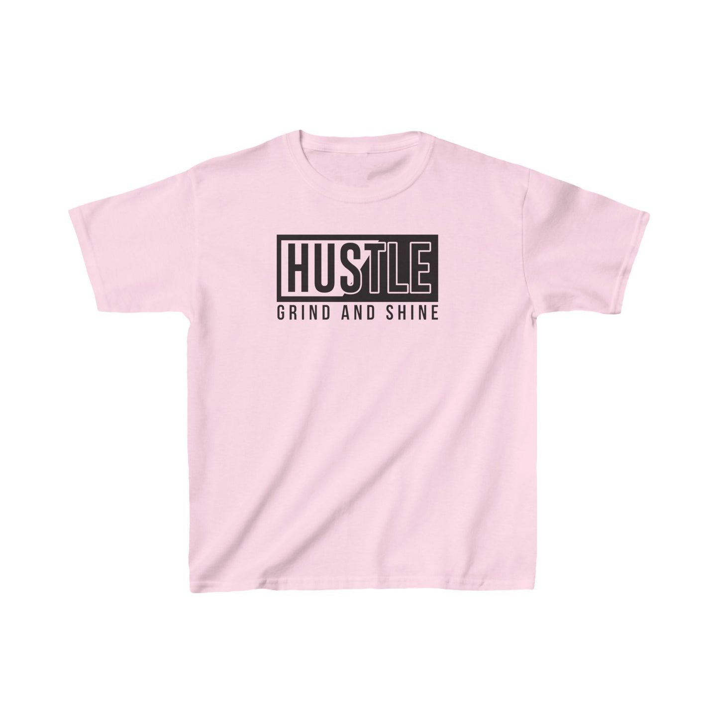 Hustle Grind And Shine Kids Heavy Cotton™ Tee