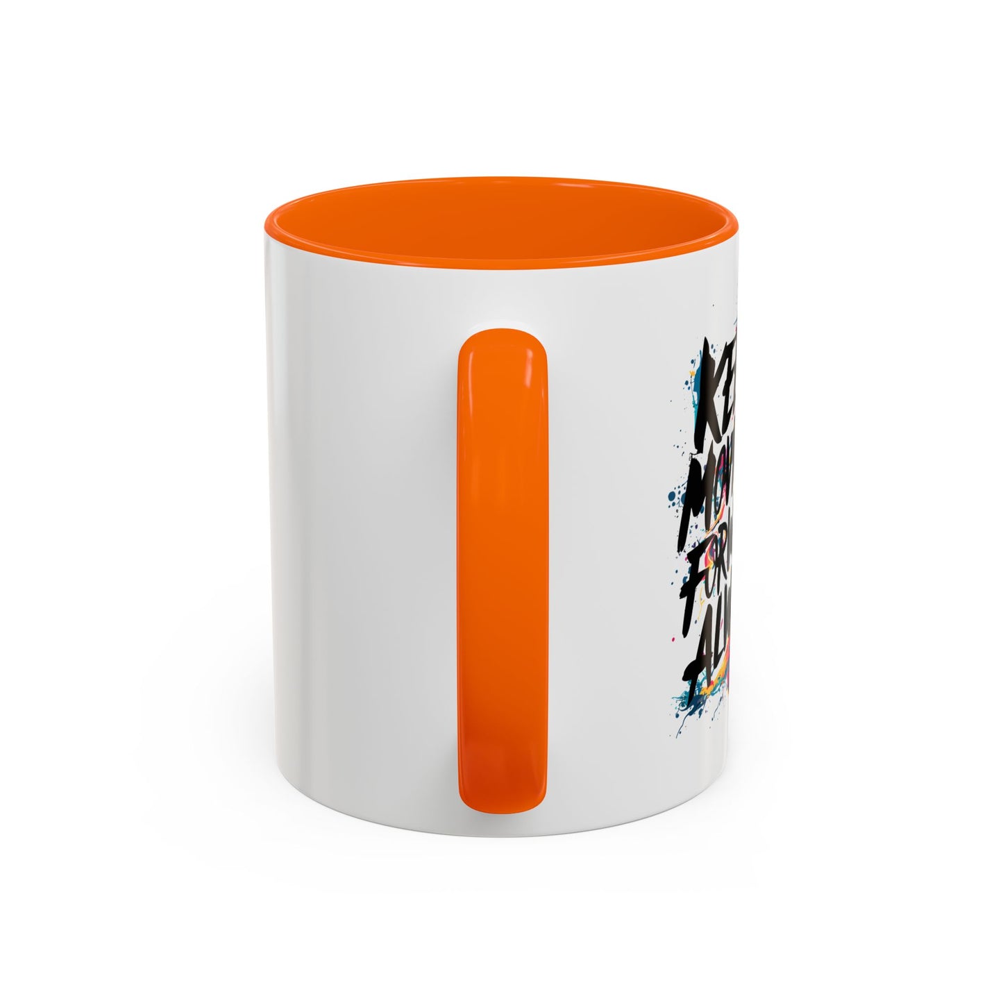 Keep Moving Forward Always Accent Coffee Mug (11, 15oz)