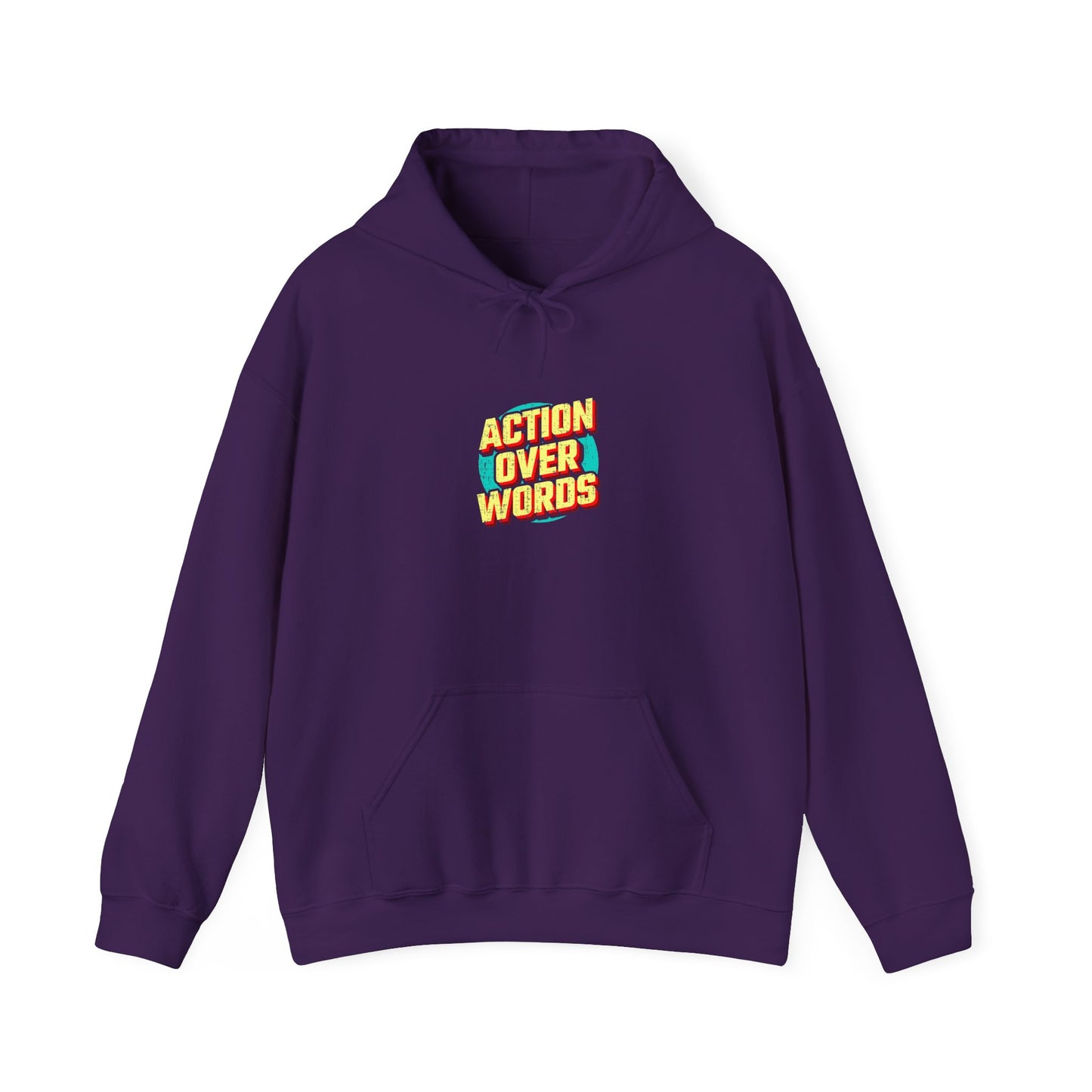Action Over Words Unisex Heavy Blend™ Hooded Sweatshirt