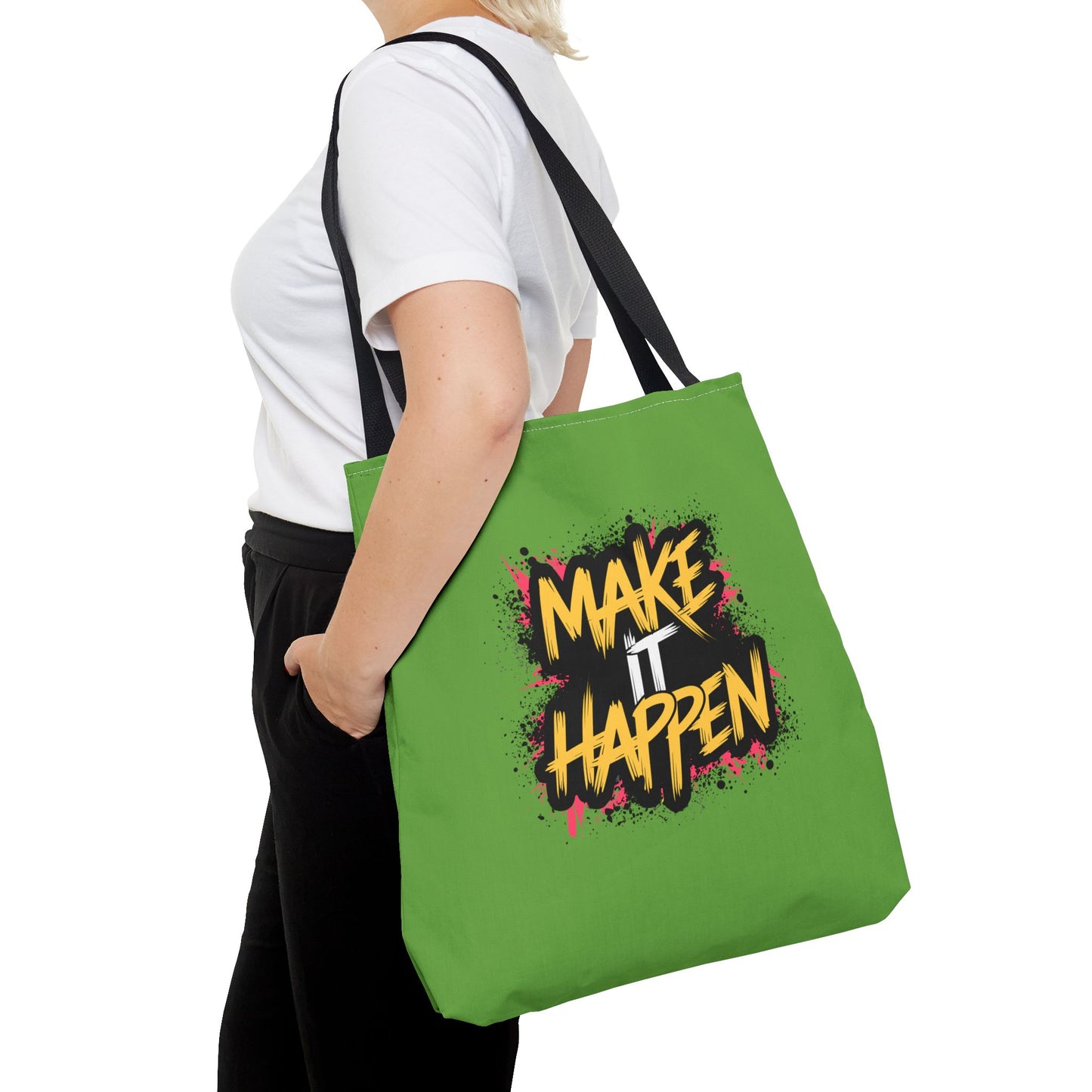 Make It Happen Tote Bag (AOP)