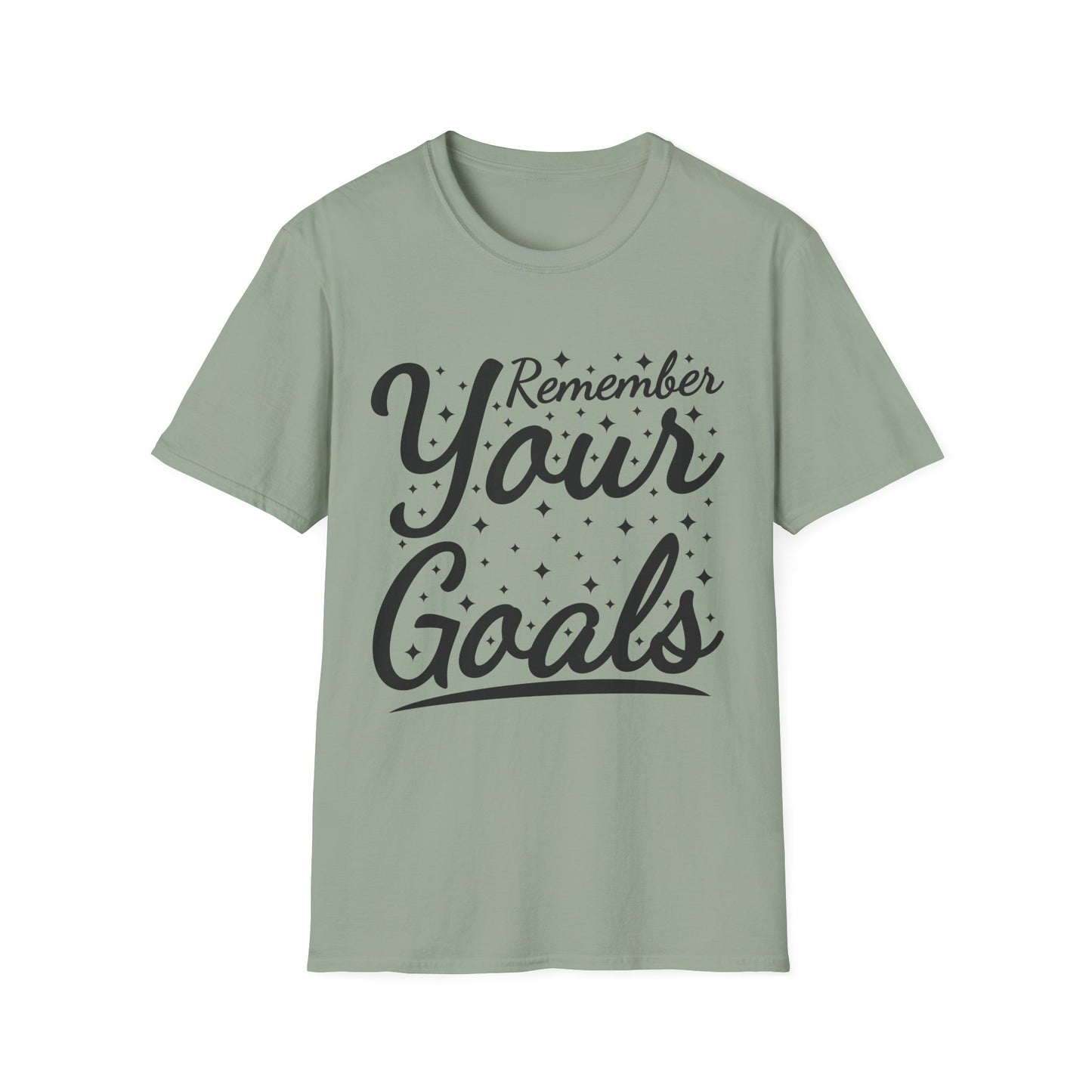 remember your goals Unisex Softstyle T-Shirt