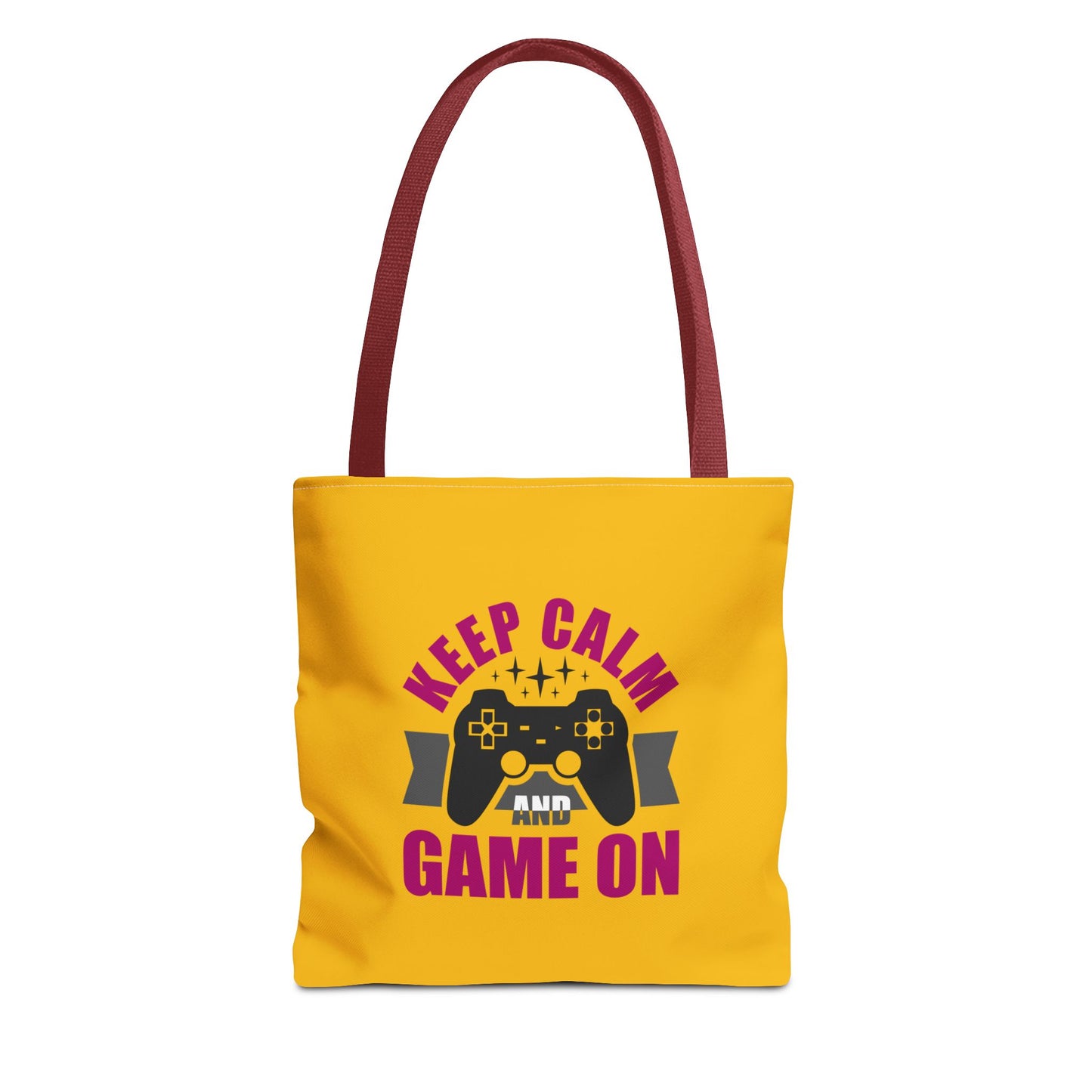 Keep Calm And Game On Tote Bag (AOP)
