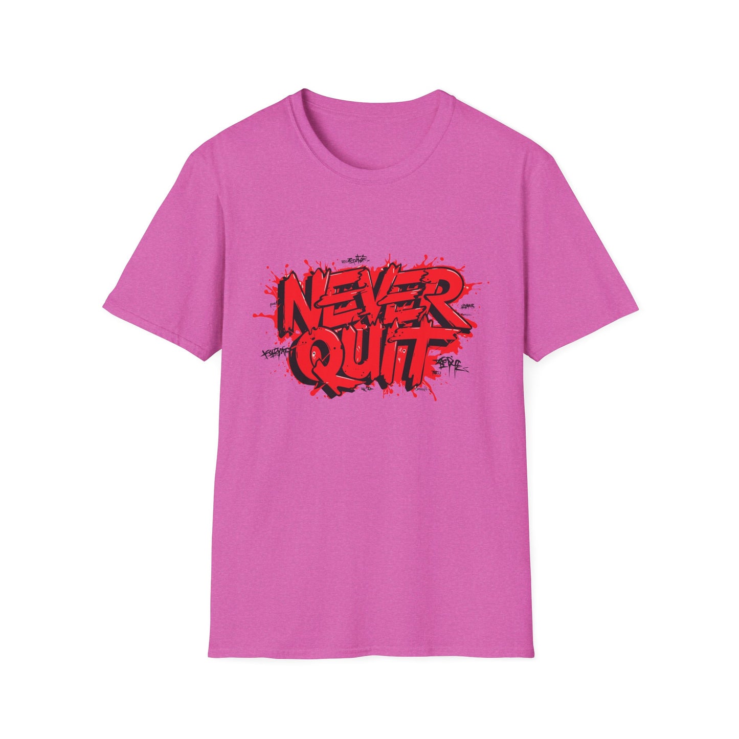 Never Quit Unisex Softstyle T-Shirt