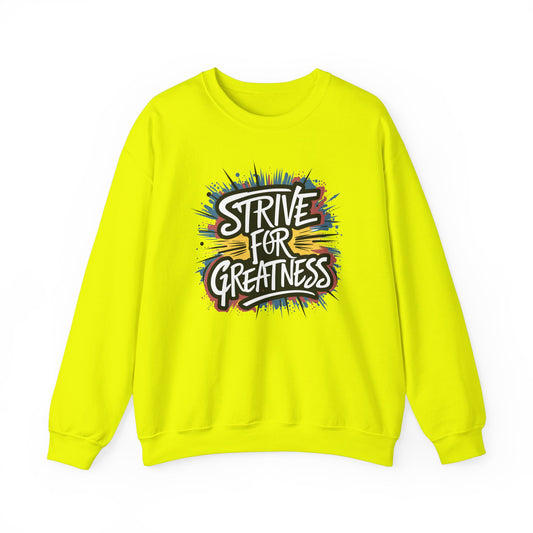 Strive For Greatness Unisex Heavy Blend™ Crewneck Sweatshirt