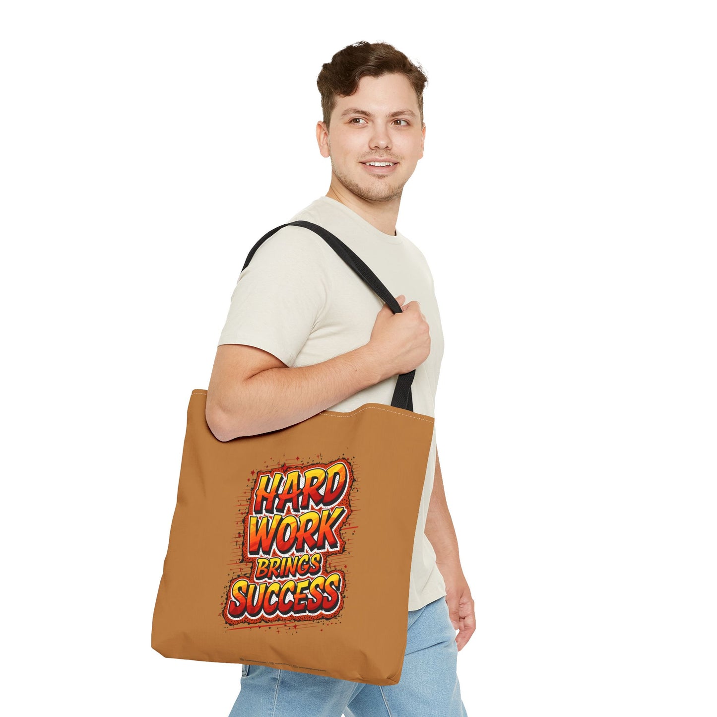 Hard Work Brings Success Tote Bag (AOP)
