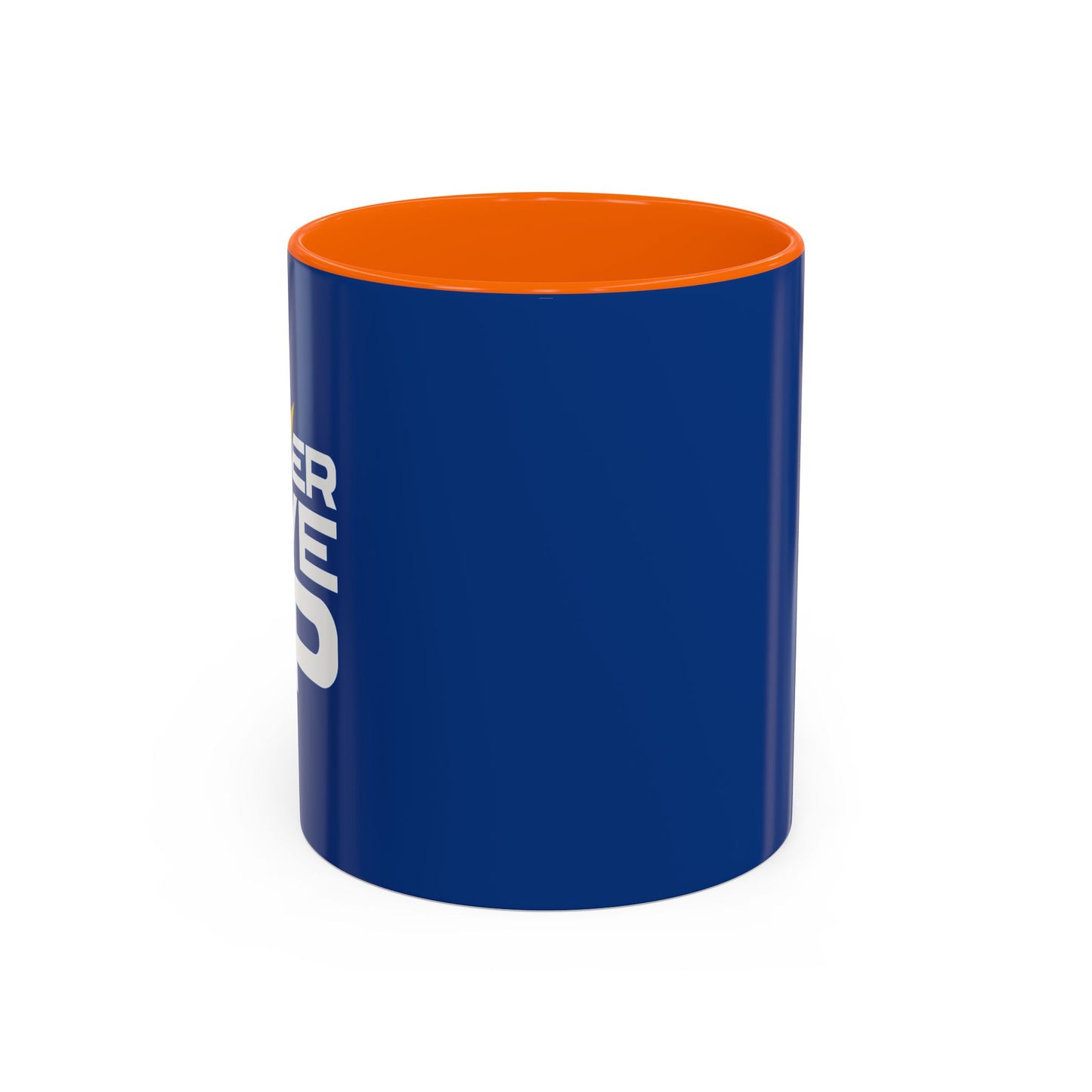 Never Give Up Accent Coffee Mug (11, 15oz)