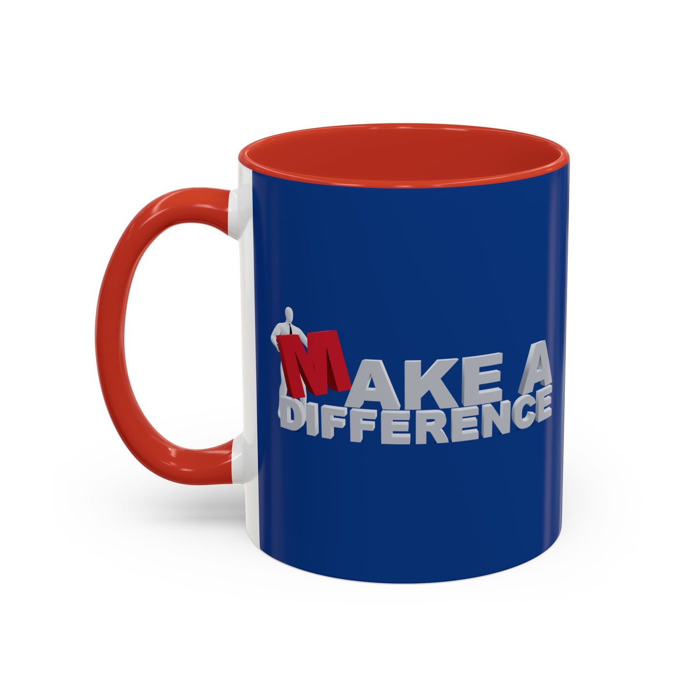 Make A Difference Accent Coffee Mug (11, 15oz)