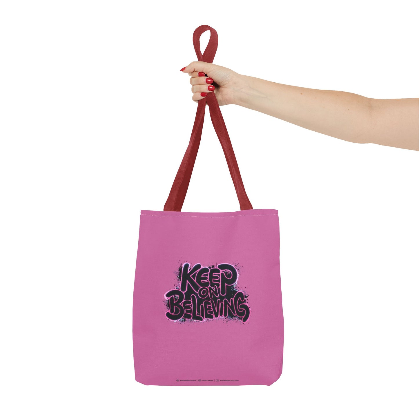 Keep On Believing Tote Bag (AOP)