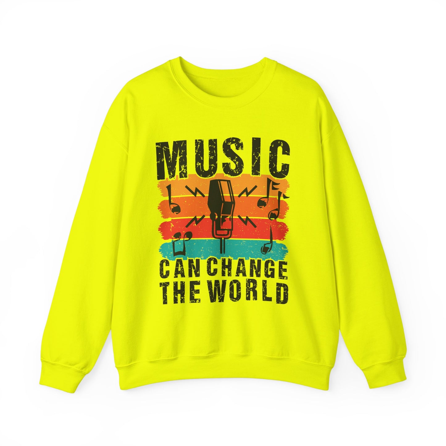 Music Can Change The World Unisex Heavy Blend™ Crewneck Sweatshirt