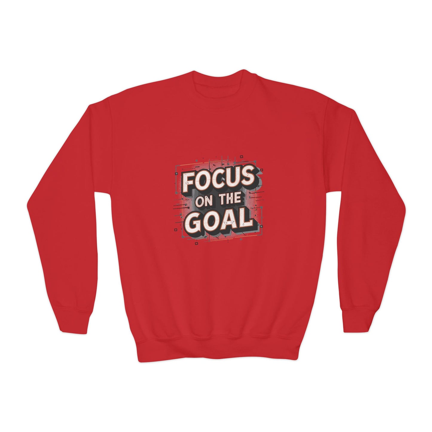 Focus On The Goal Youth Crewneck Sweatshirt