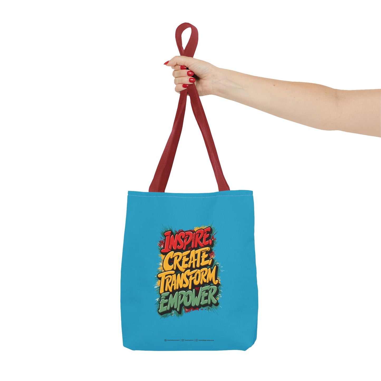 Inspire Create Transform Empower Tote Bag (AOP)