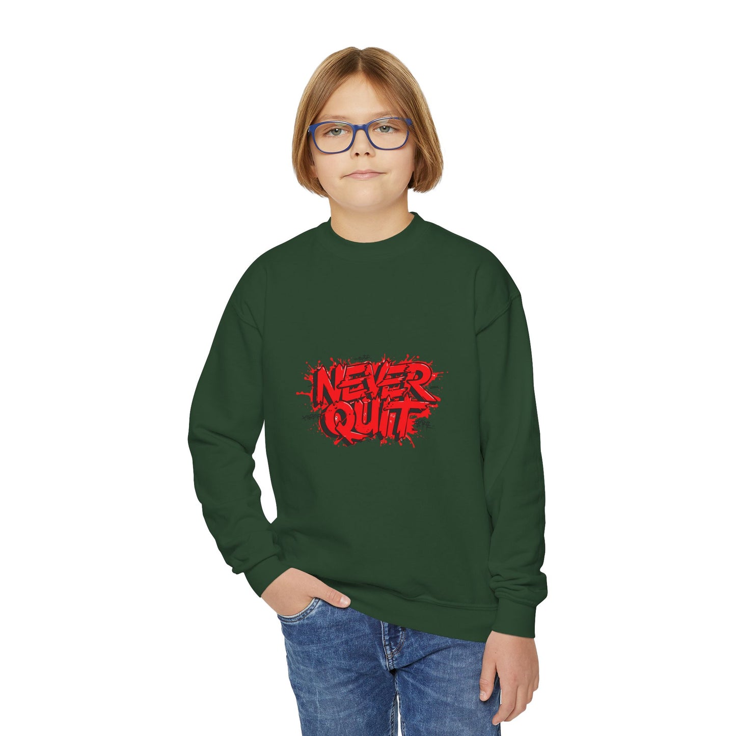 Never Quit Youth Crewneck Sweatshirt