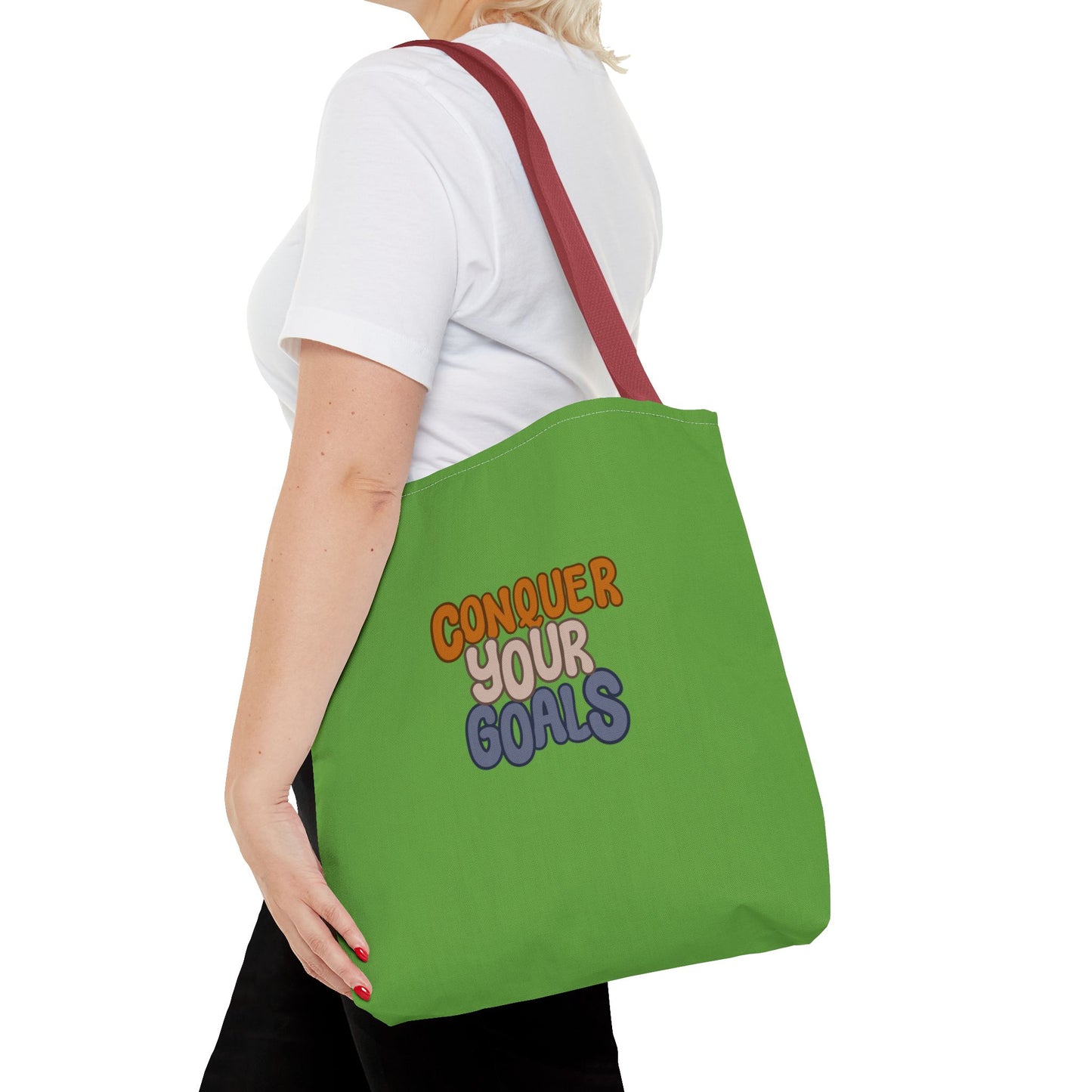 Conquer Your Goals Tote Bag (AOP)