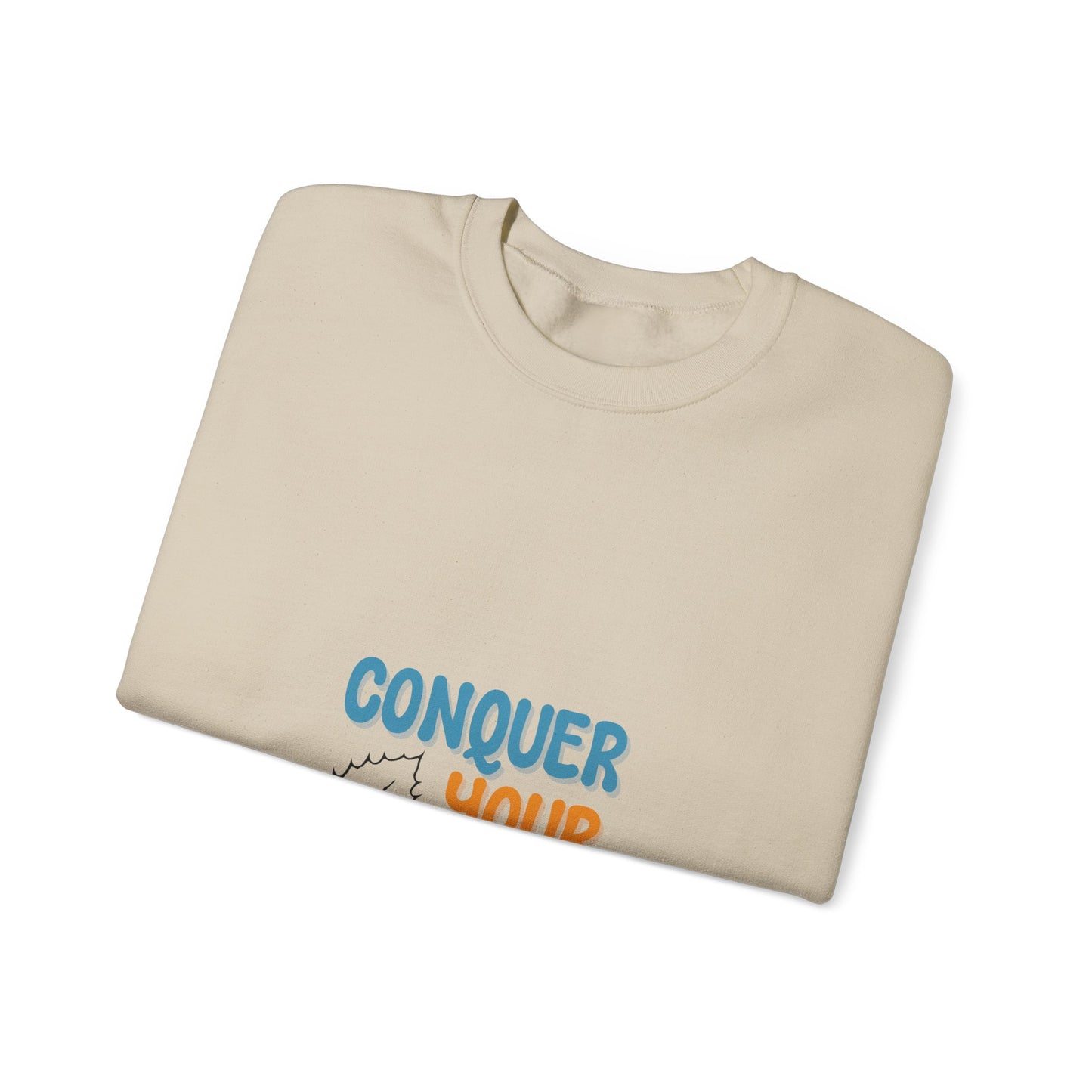 Conquer Your Goals Unisex Heavy Blend™ Crewneck Sweatshirt