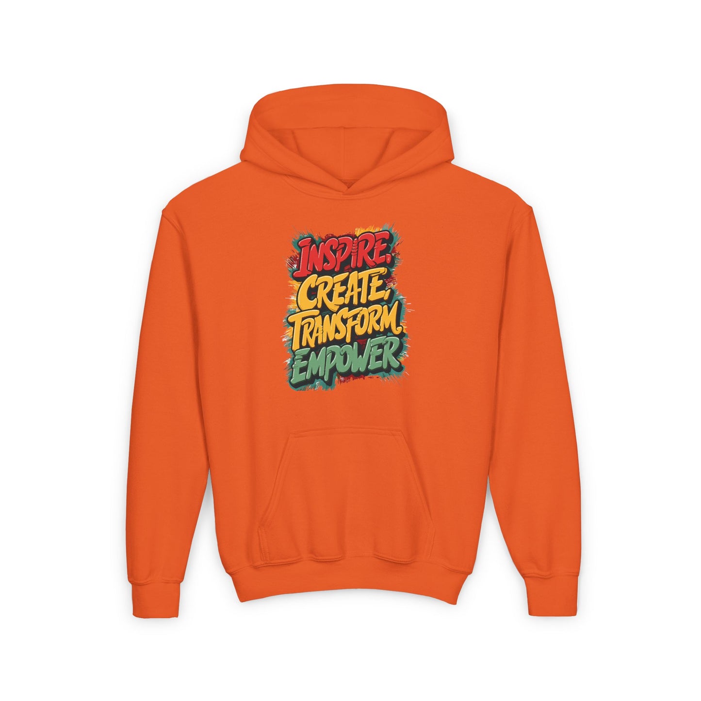Inspire Create Transform Empower Youth Heavy Blend Hooded Sweatshirt