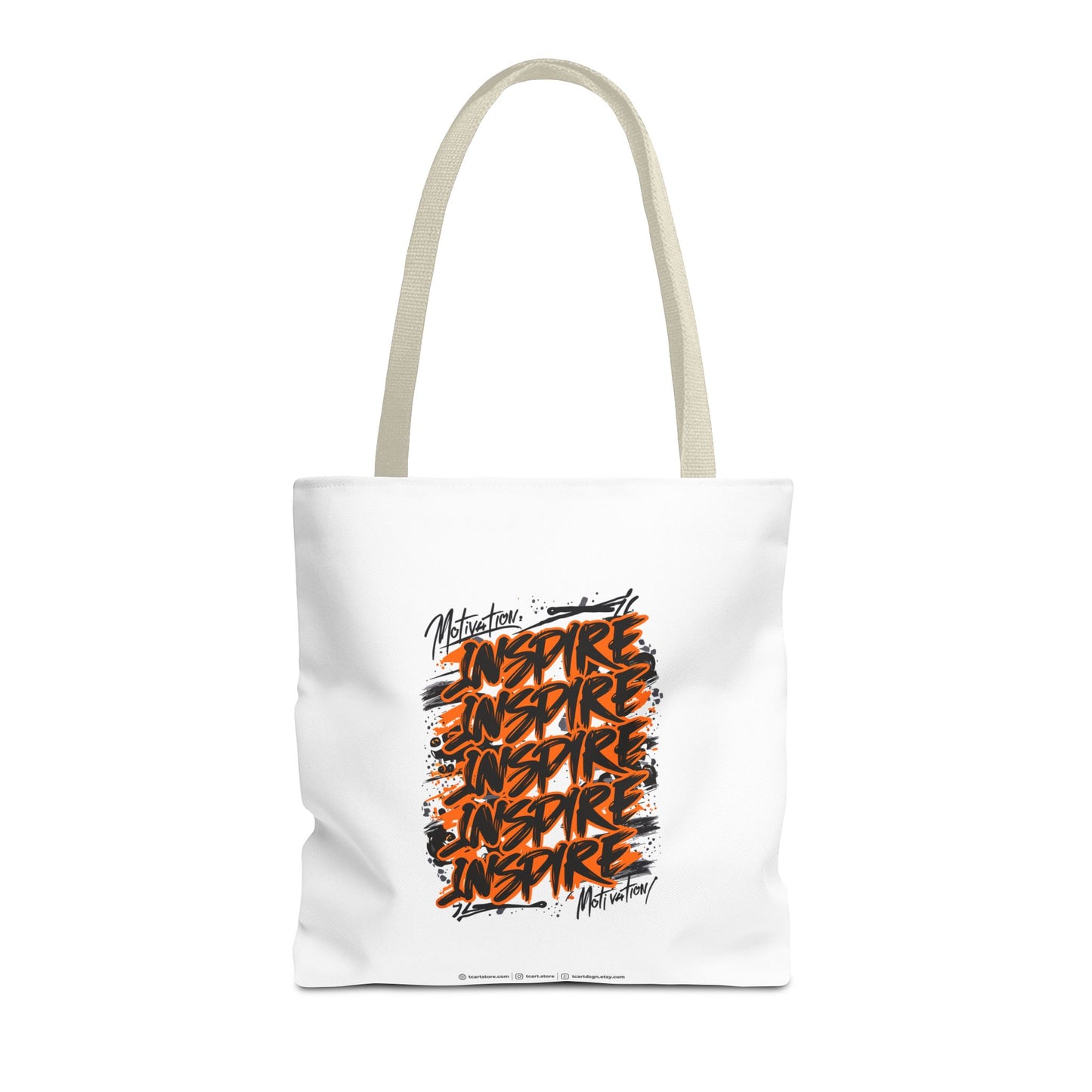 Motivation Inspire Motivation Tote Bag (AOP)