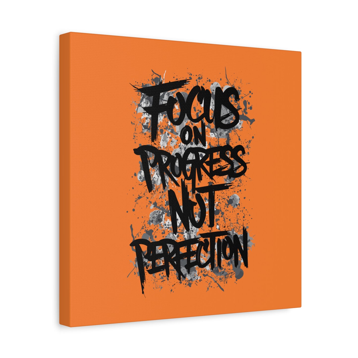 Focus On Progress Not Perfection Matte Canvas, Stretched, 1.25"