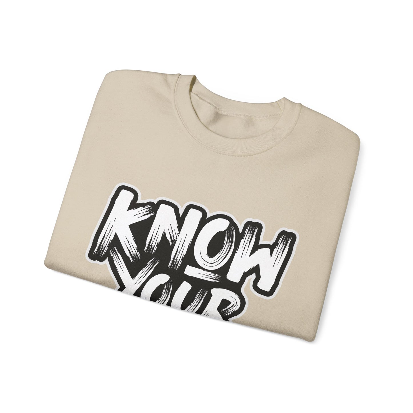 Know Your Worth Unisex Heavy Blend™ Crewneck Sweatshirt