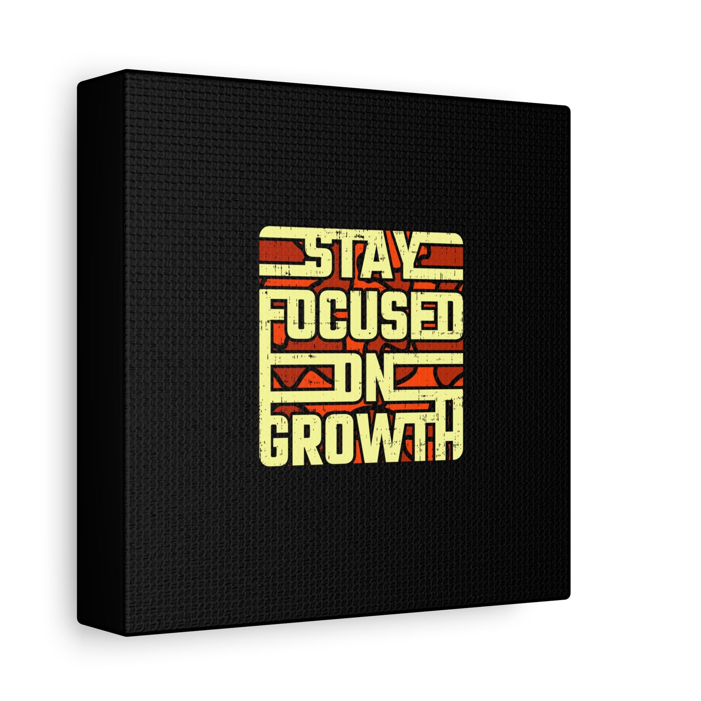 Stay Focused On Growth Matte Canvas, Stretched, 1.25"