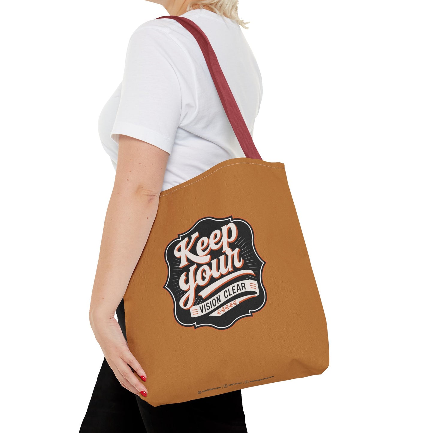 Keep Your Vision Clear Tote Bag (AOP)