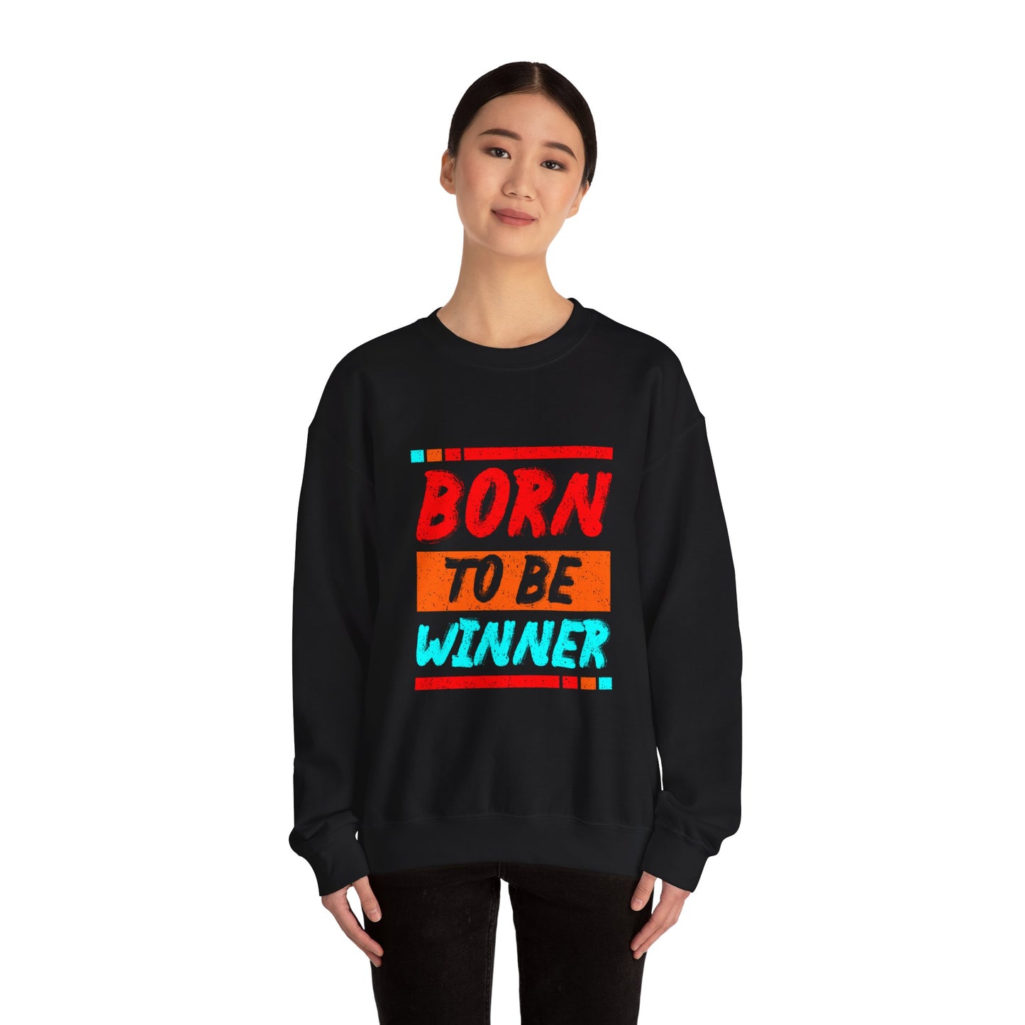 Born To Be Winner Unisex Heavy Blend™ Crewneck Sweatshirt